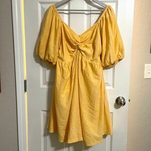 Puff sleeve summer dress